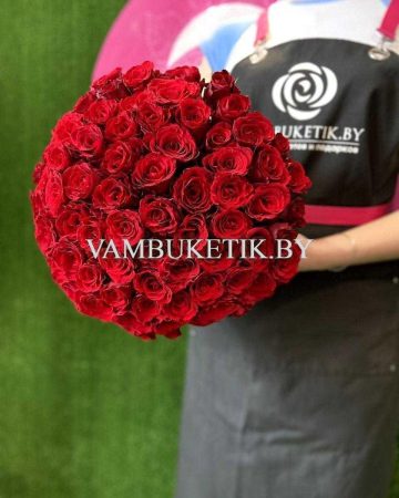 75 красных роз